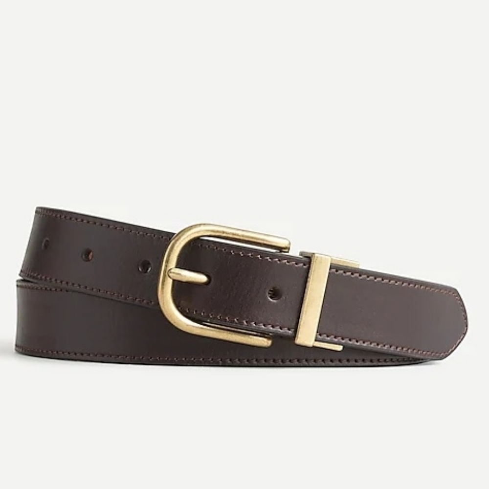 Leather & Suede Reversible Belt NWT - size: 38